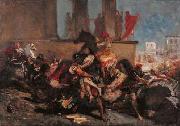 Eugene Delacroix The rape of the Sabine women. Sweden oil painting artist